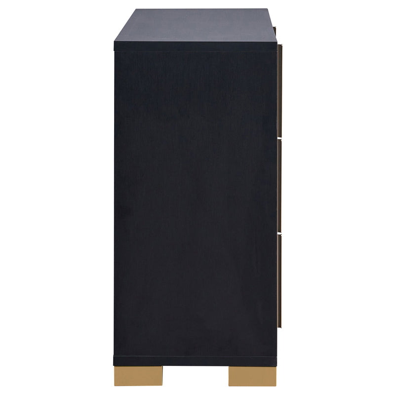 Coaster Furniture Marceline Black 6 Drawers Dresser