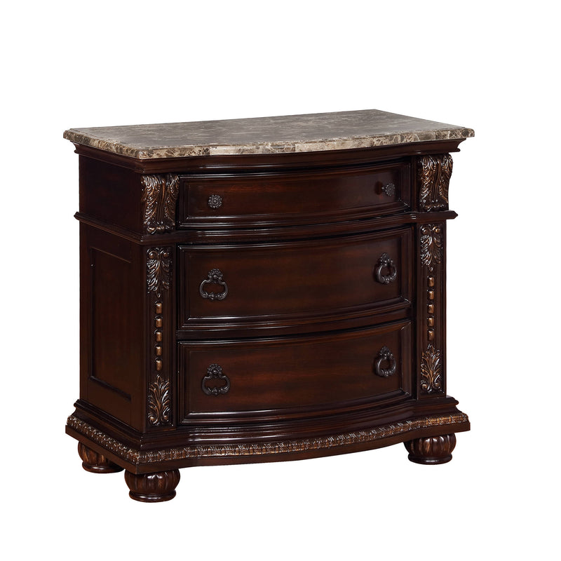Crown Mark Stanley Three Drawers Night Stand