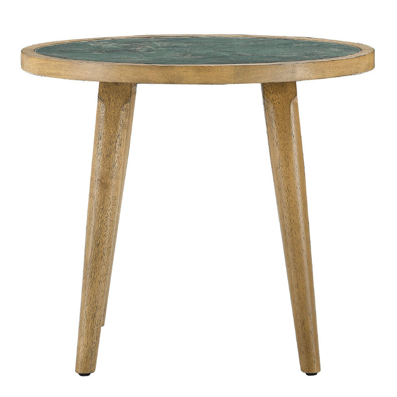 Steve Silver Novato Green Light Chestnut End Table