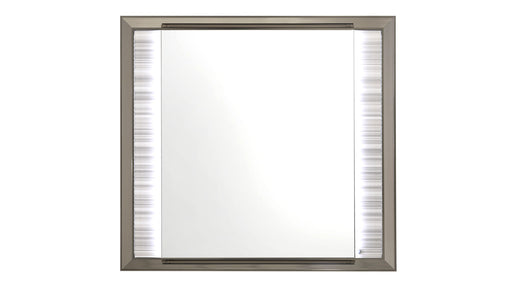 Global Furniture Zambrano White Mirror with LED