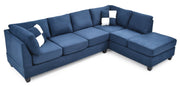 Glory Furniture Malone Chocolate Sectional