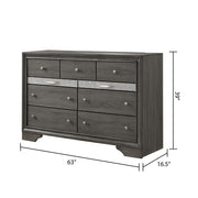 Galaxy Home Matrix White Wood Dresser