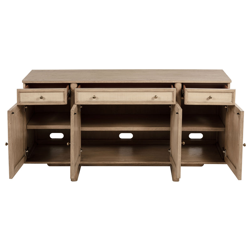 Coaster Furniture Kailani Beige Oak Sideboard Buffet