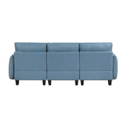 Home Elegance Garren Blue Sofa