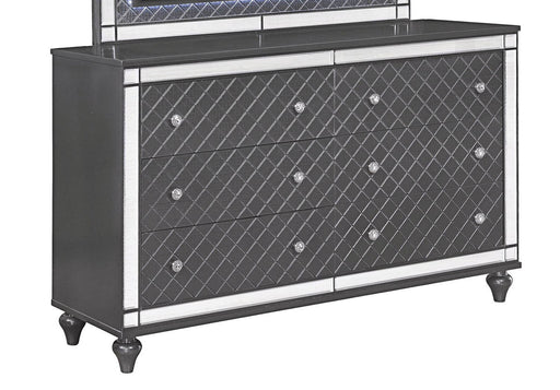 Crown Mark Refino Dresser and Mirror