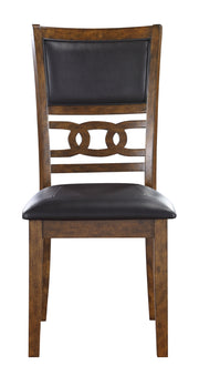 2 New Classic Furniture Gia Brown Dining Chairs