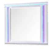 Galaxy Home Opium White Dresser And Mirror