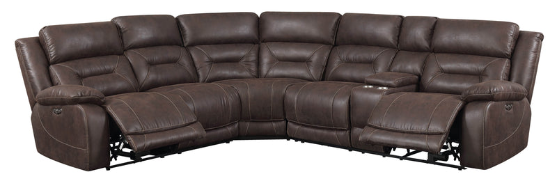 Steve Silver Aria Desert Sand 3pc Reclining Sectional