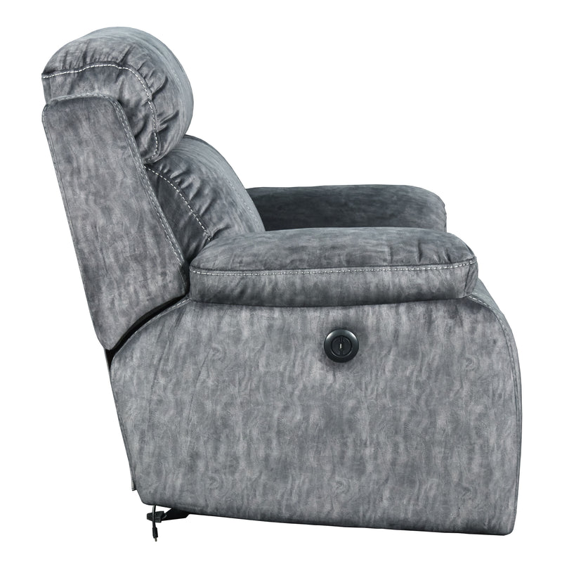 New Classic Furniture Tango Gray Glider Power Footrest Recliner