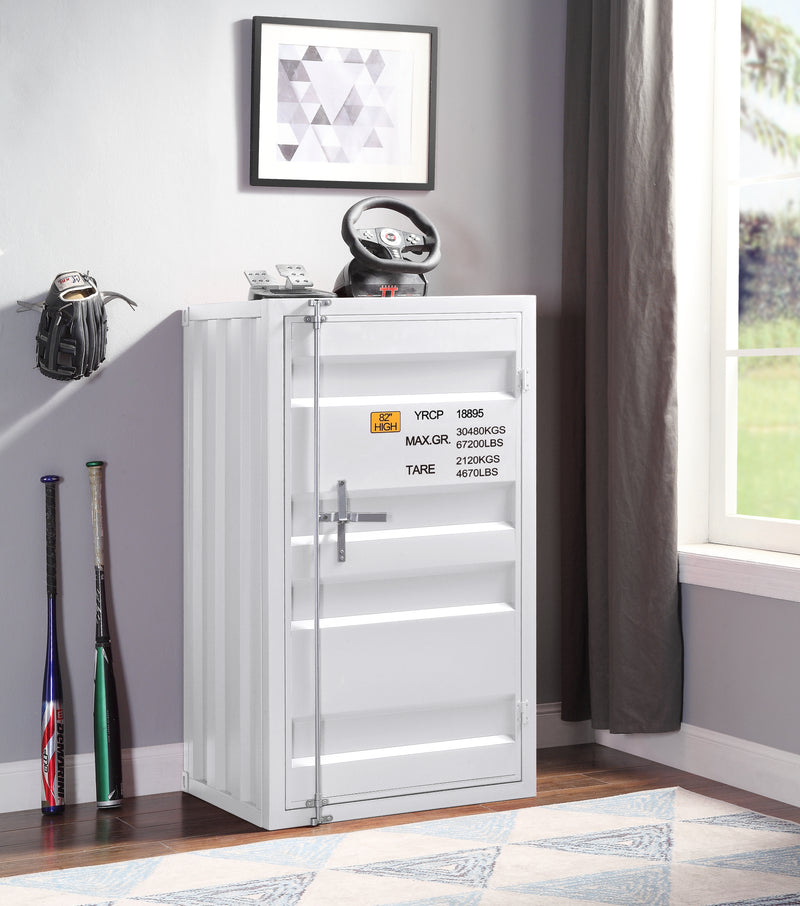 Acme Furniture Cargo White Single Door Chest