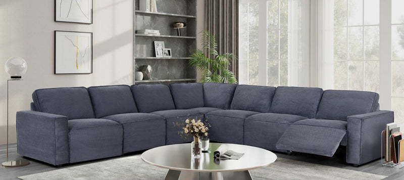 Global Furniture U8177 Charcoal Power Large Sectional