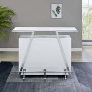 Steve Silver Zena White Bar Table