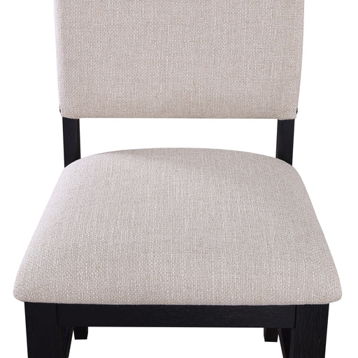 2 Crown Mark Regent Charcoal Black Side Chairs