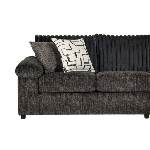 New Classic Furniture Remi Charcoal Gray 2pc Chaise Sectional