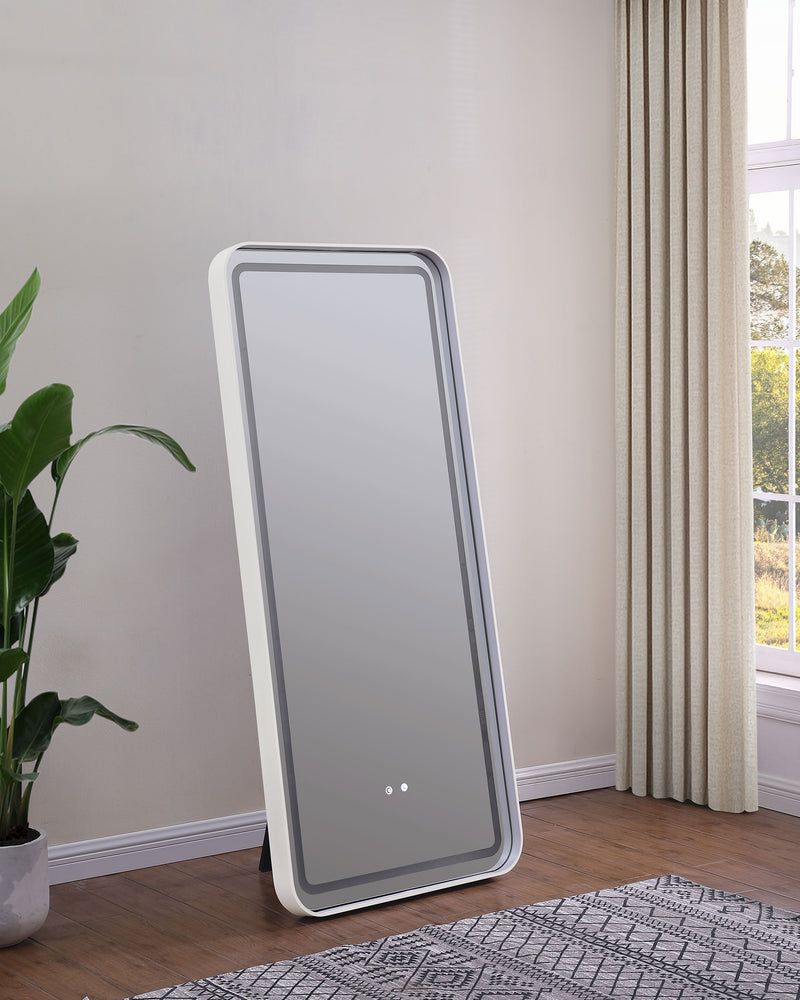Coaster Furniture Glendora Silver LED Standing Mirror