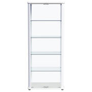 Coaster Furniture Aero White LED Display Curio Cabinet