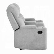 Acme Furniture Galya Light Gray Motion 2pc Living Room Set