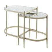 Acme Furniture Zaba Champagne Nesting Table Set