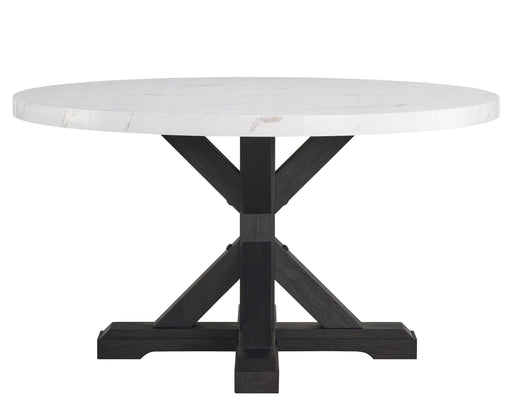 Crown Mark Vance Faux Marble Round Dining Table