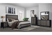 Global Furniture Lisbon Black Grey Dresser