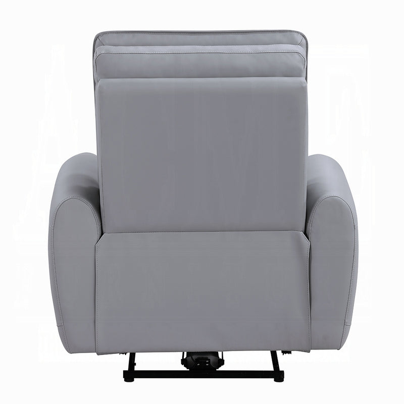 Acme Furniture Jeromie Gray Power Motion Recliner with USB Port
