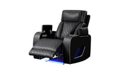 Galaxy Home Fortuner Black Recliner