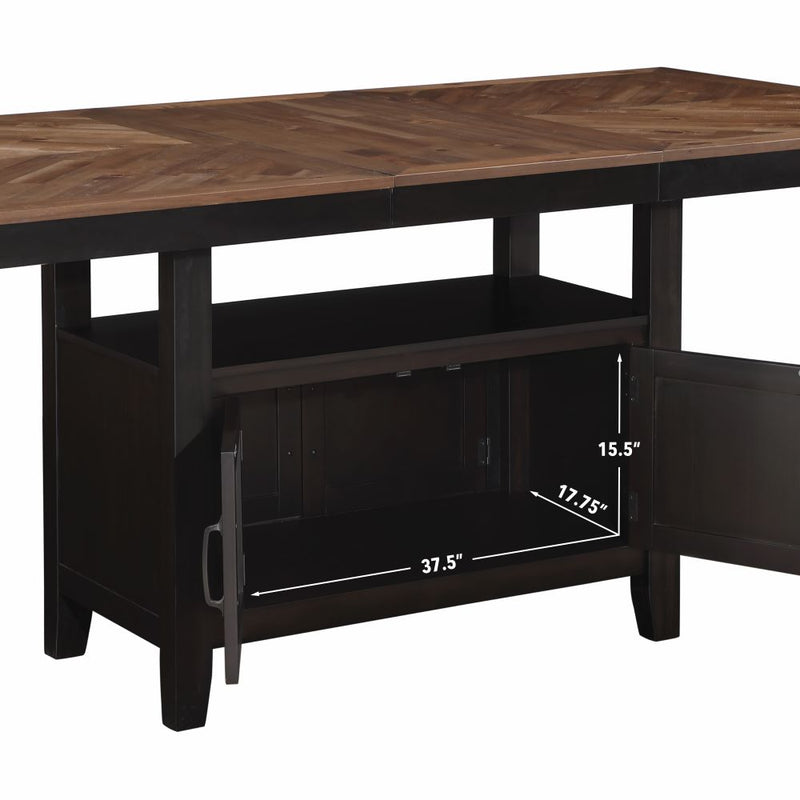 Steve Silver Bermuda Black Storage Counter Table