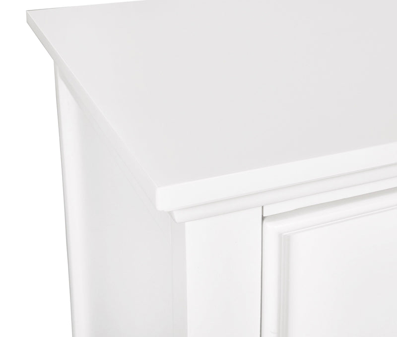 New Classic Furniture Tamarack White 2 Drawer Nightstand