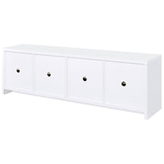 Coaster Furniture Laughlin White 78 Inch TV Stand