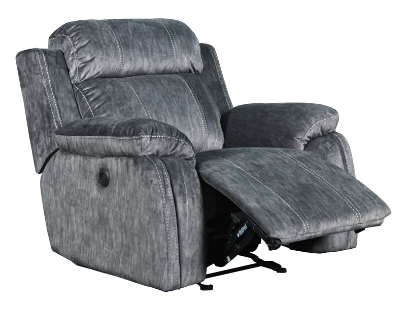 New Classic Furniture Tango Gray Glider Power Footrest Recliner