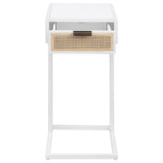 Coaster Furniture Amherst White Side Table