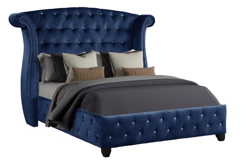 Galaxy Home Sophia Blue 5pc Bedroom Set with King Bed