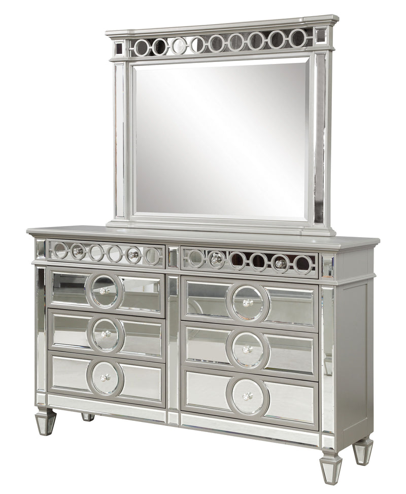 Galaxy Home Symphony Silver Wood Dresser