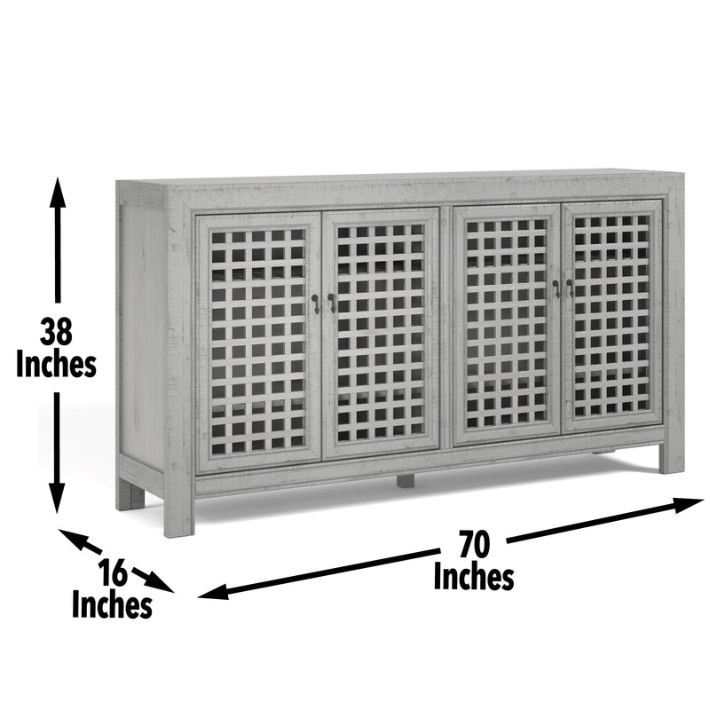 Steve Silver Rio Mocha 4 Door Accent Cabinet