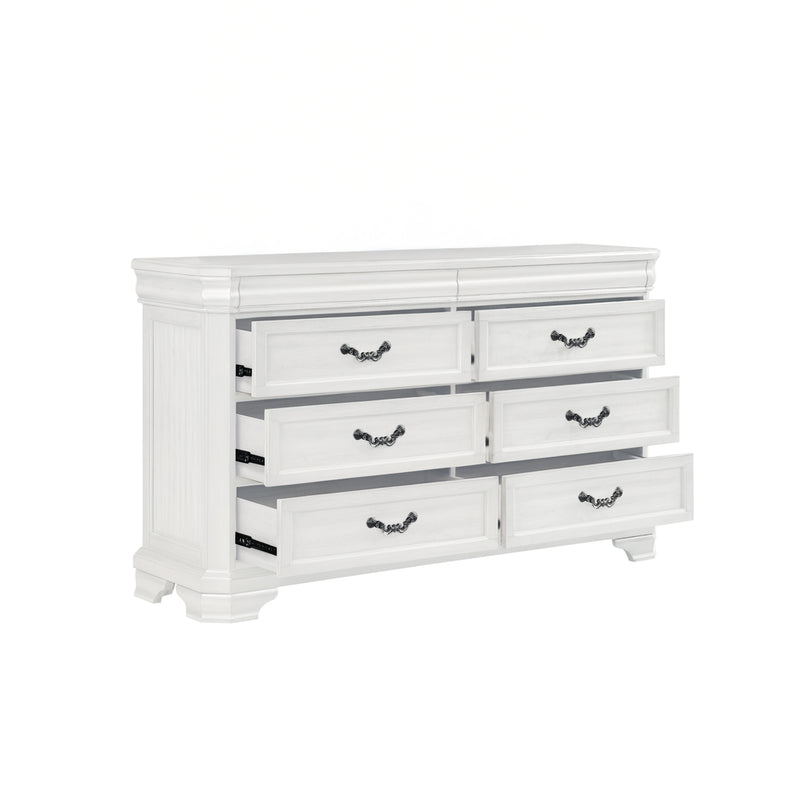 New Classic Furniture Lyndhurst Vintage White Dresser