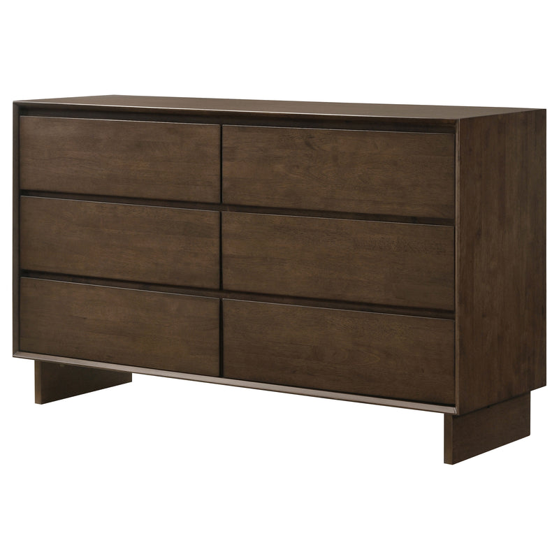 Coaster Furniture Glenwood Warm Brown 6 Drawer Dresser