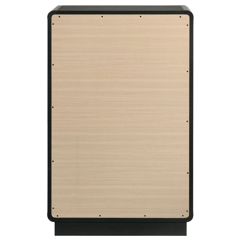 Coaster Furniture Cavelle Black 5 Drawer Chest