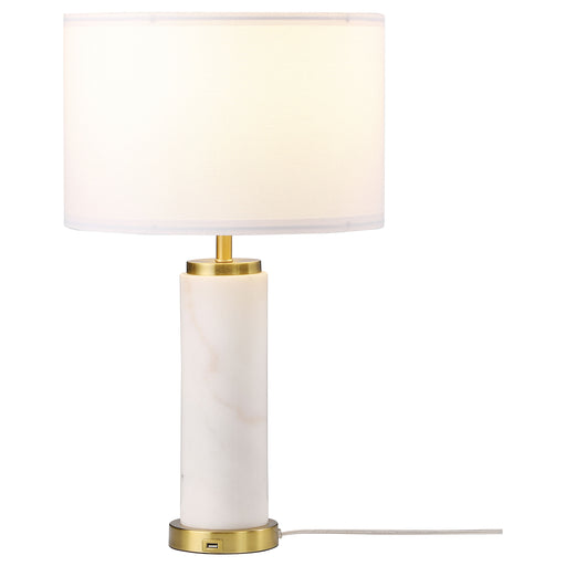 Coaster Furniture Lucius White Gold Table Lamp