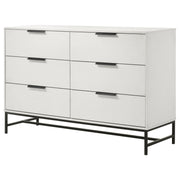 Coaster Furniture Sonora White 6 Drawer Dresser