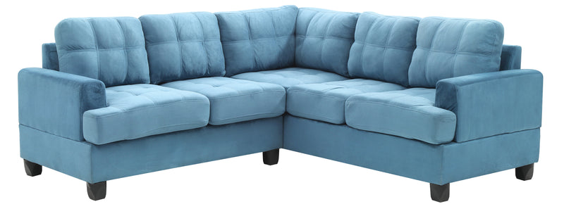 Glory Furniture Sandridge Aqua Sectional