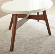 Steve Silver Serena White Silverstone Coffee Table