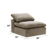 Acme Furniture Naveen Beige Modular Armless Chair
