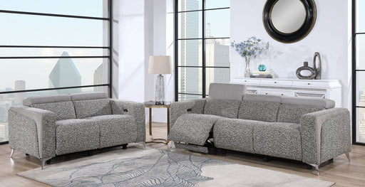 Global Furniture U8521 Dark Grey Taupe 2pc Living Room Set