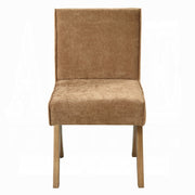 2 Acme Furniture Zoey Chocolate Oak Side Chairs