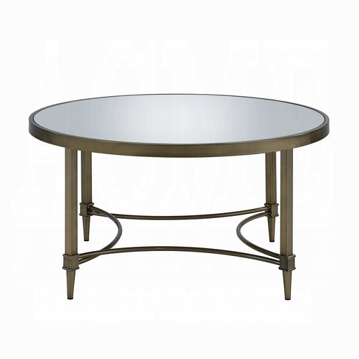 Acme Furniture Aditya Antique Brass Coffee Table