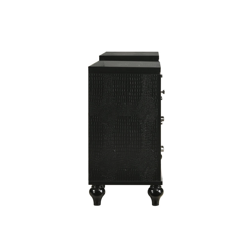 New Classic Furniture Valentino Black Vanity Table