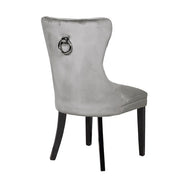 2 Galaxy Home Erica Light Gray Wood Dining Chairs