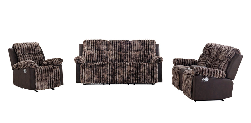 Global Furniture U6028 Grey Reclining Sofa