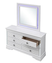 Glory Furniture Verona Silver Champagne Dresser And Mirror