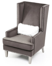 Glory Furniture Wilshire Blue Velvet Chair